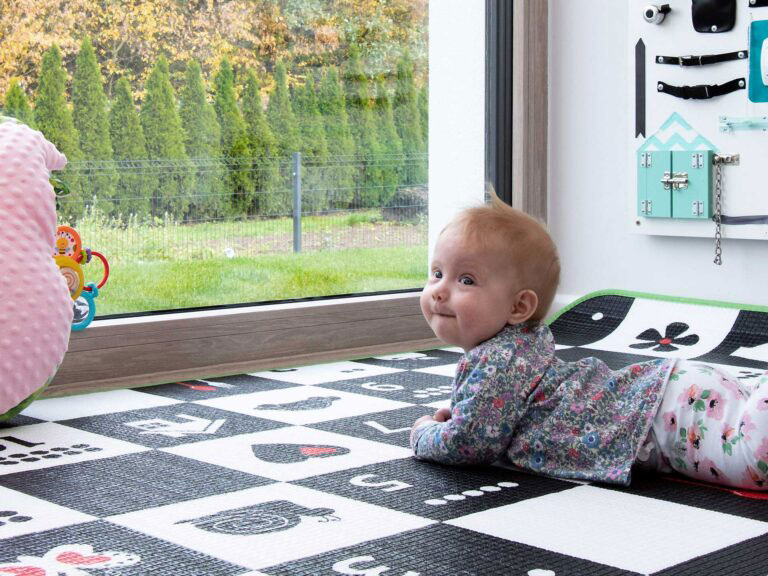 Fenster zum Kinderzimmer.