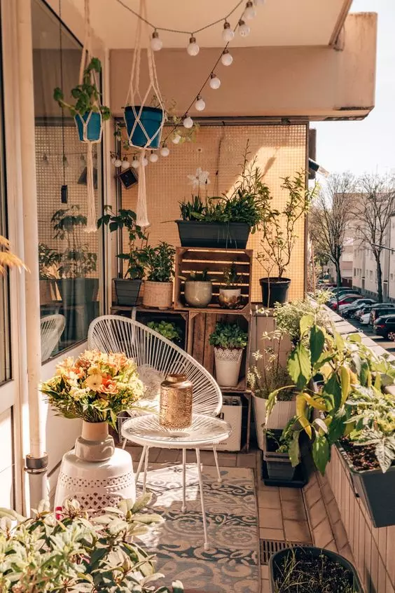 wie man einen Balkon dekoriert