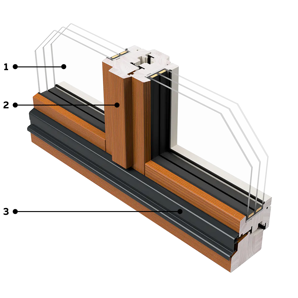 Minimalistisches Design (beweglicher Pfosten)