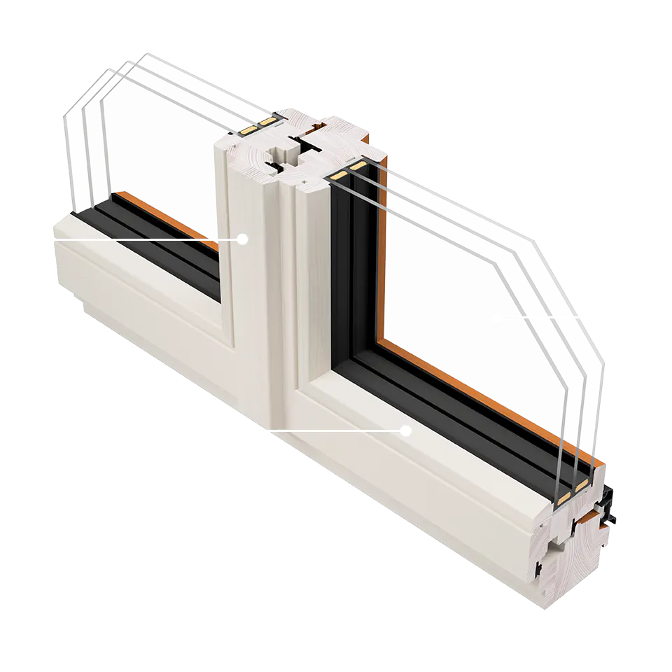 Minimalistisches Design (beweglicher Pfosten)