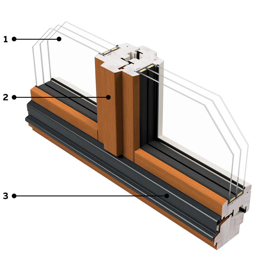Minimalistisches Design (beweglicher Pfosten)